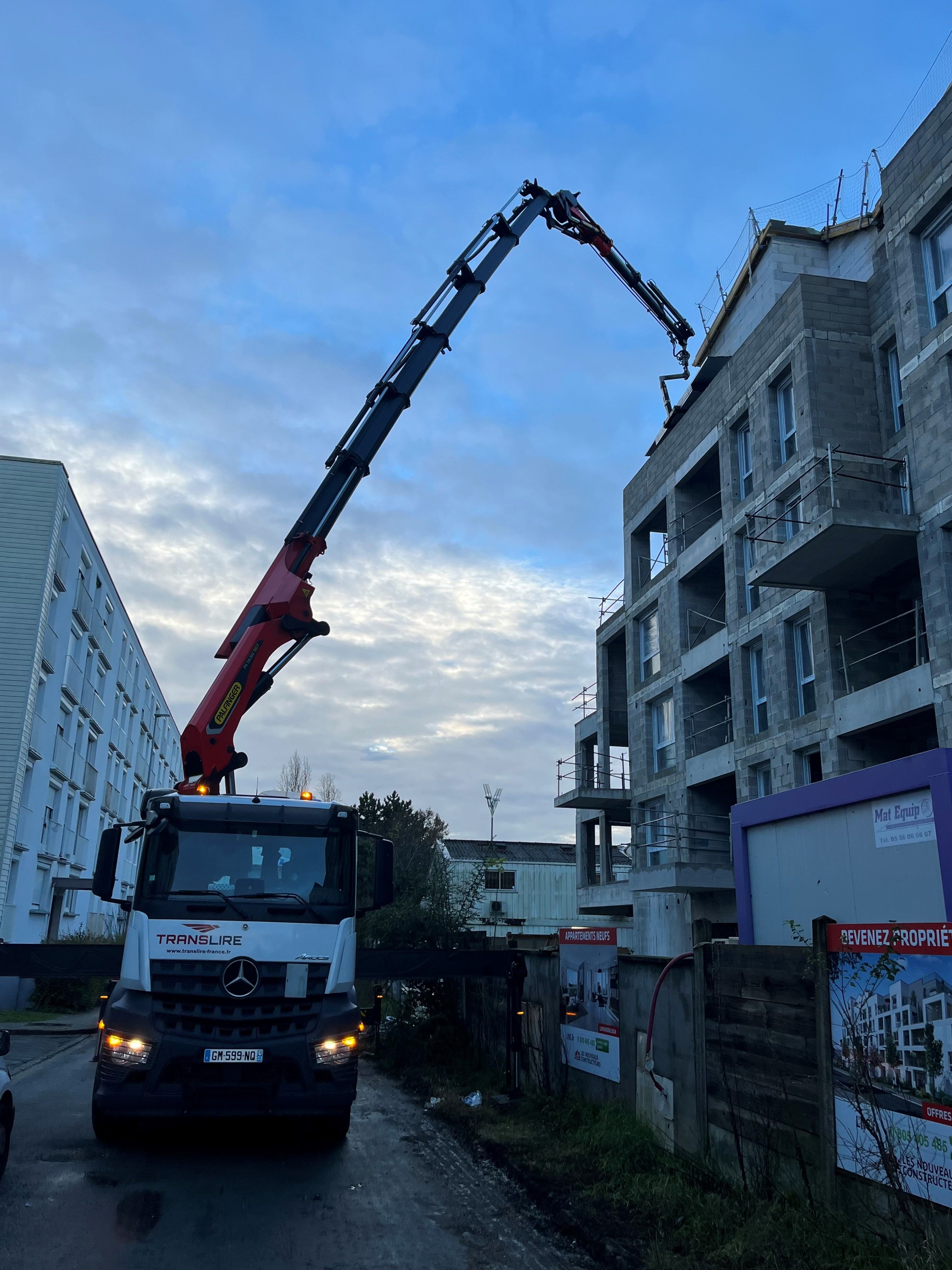 Camion Grue JIB